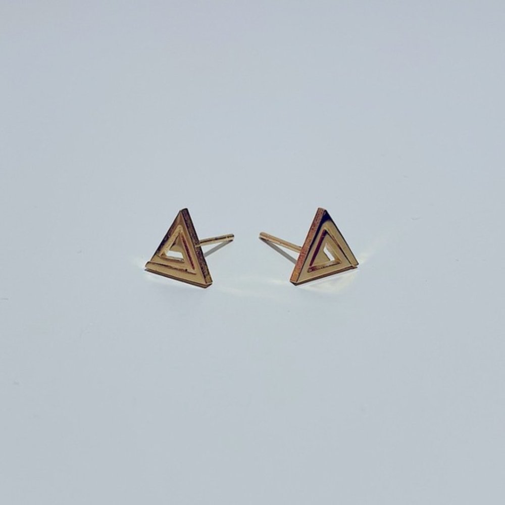 Pyramid Earring Studs Fashion Earrings